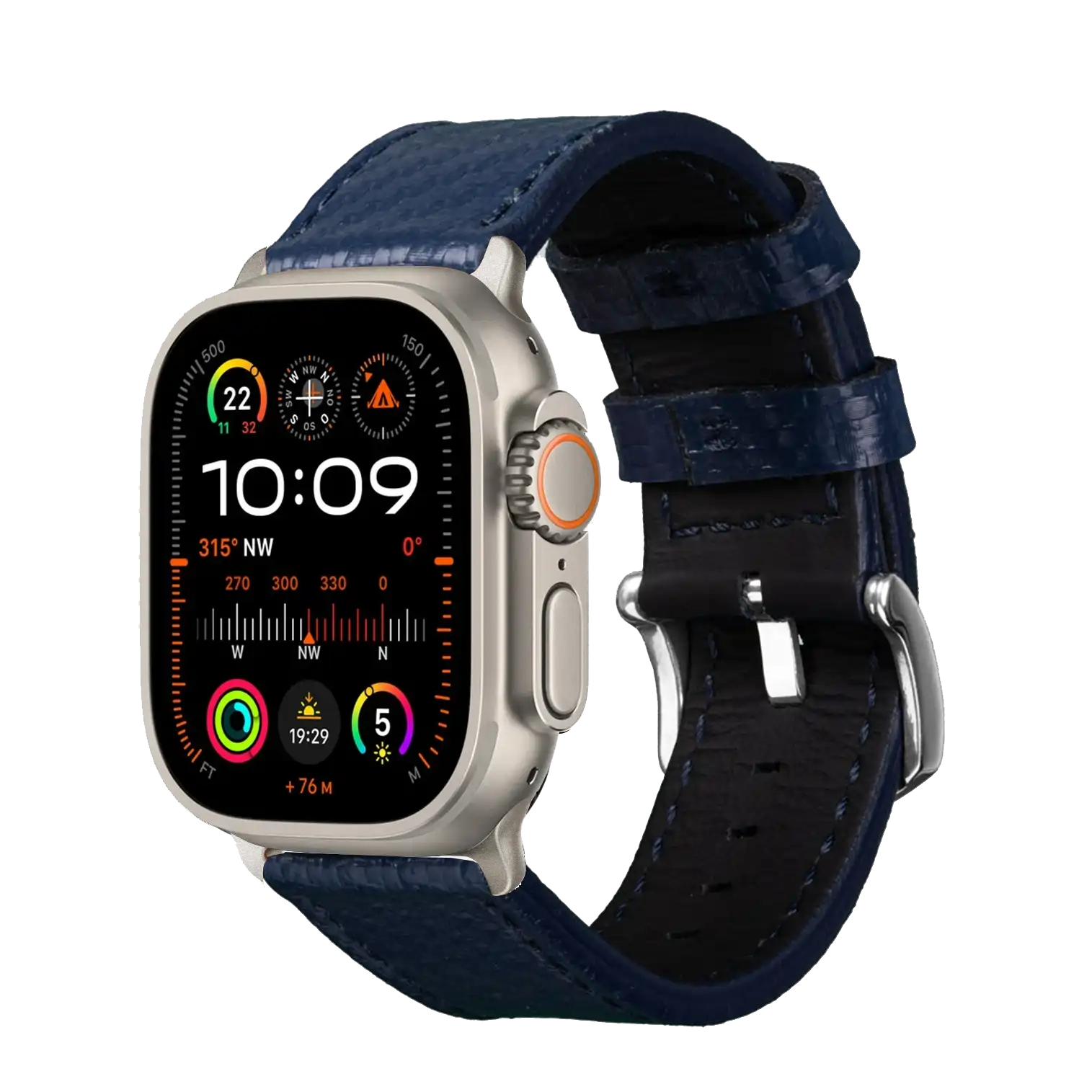 Blau / Ultra/46mm/45mm / Silber