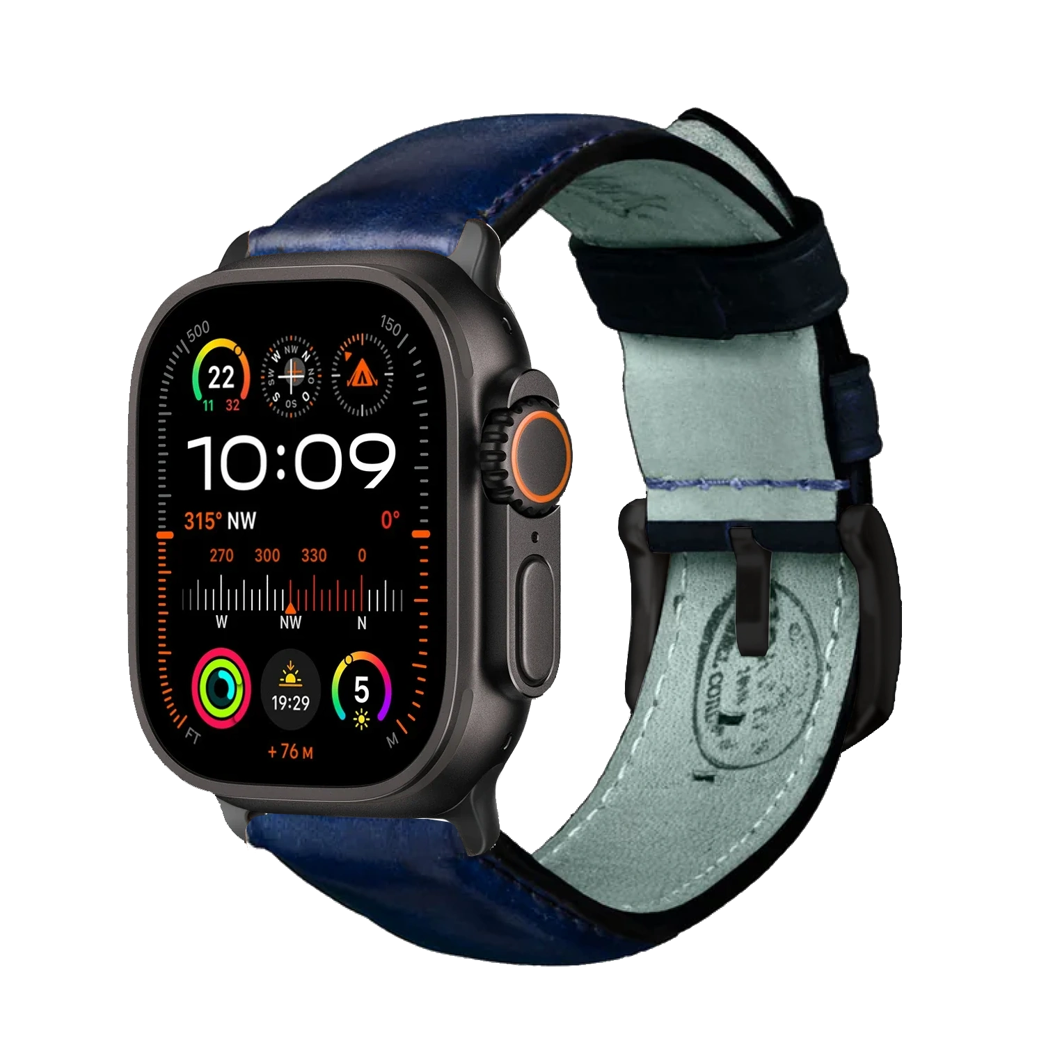 Dunkelblau / Ultra/46mm/45mm / Schwarz