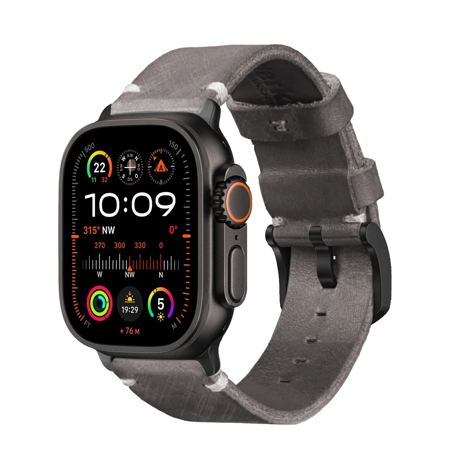 Grau / Ultra/46mm/45mm / Schwarz Matt