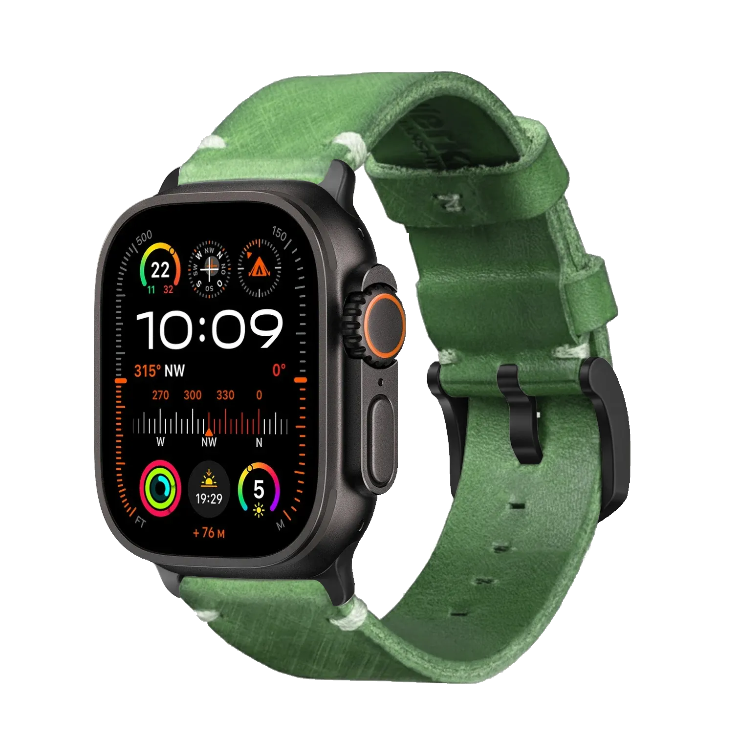 Grün / Ultra/46mm/45mm / Schwarz Matt
