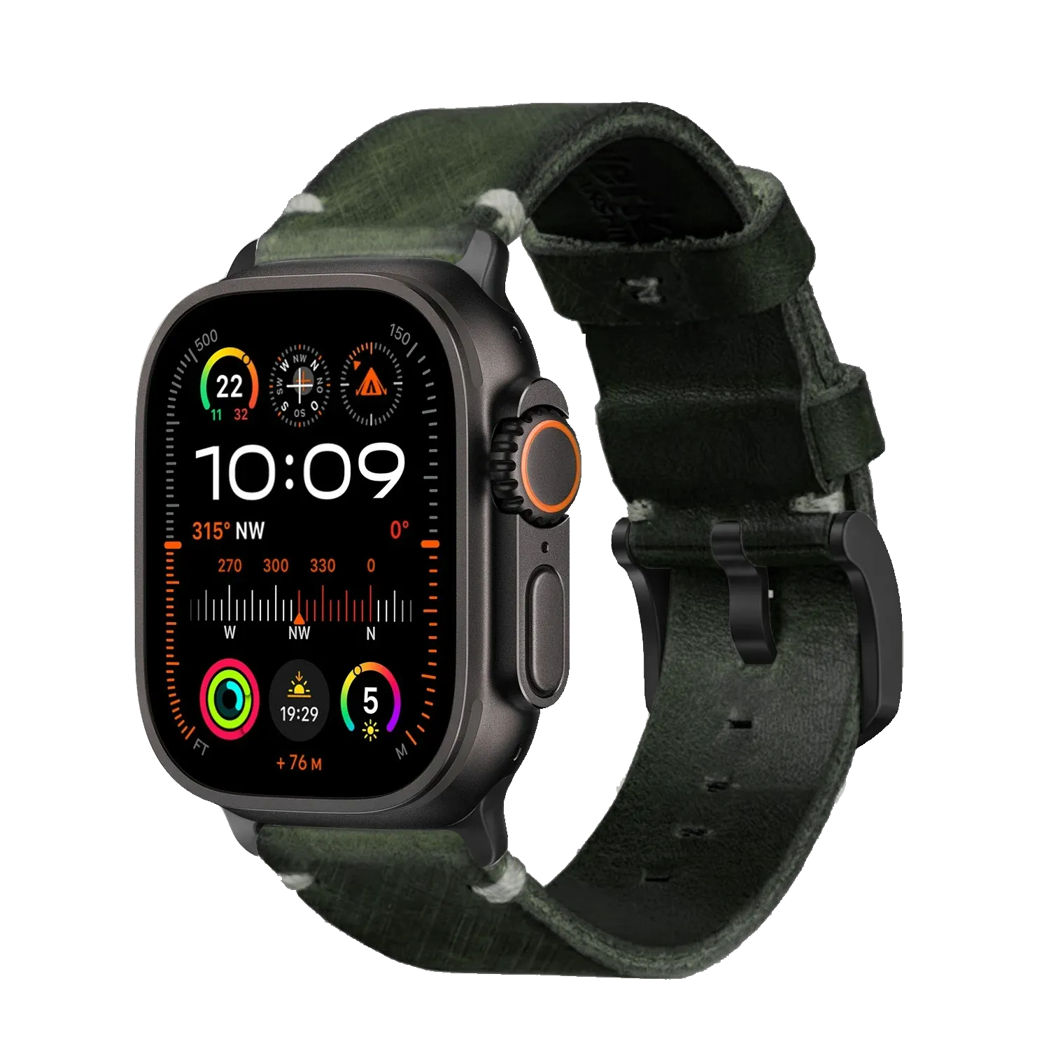 Petrol / Ultra/46mm/45mm / Schwarz Matt