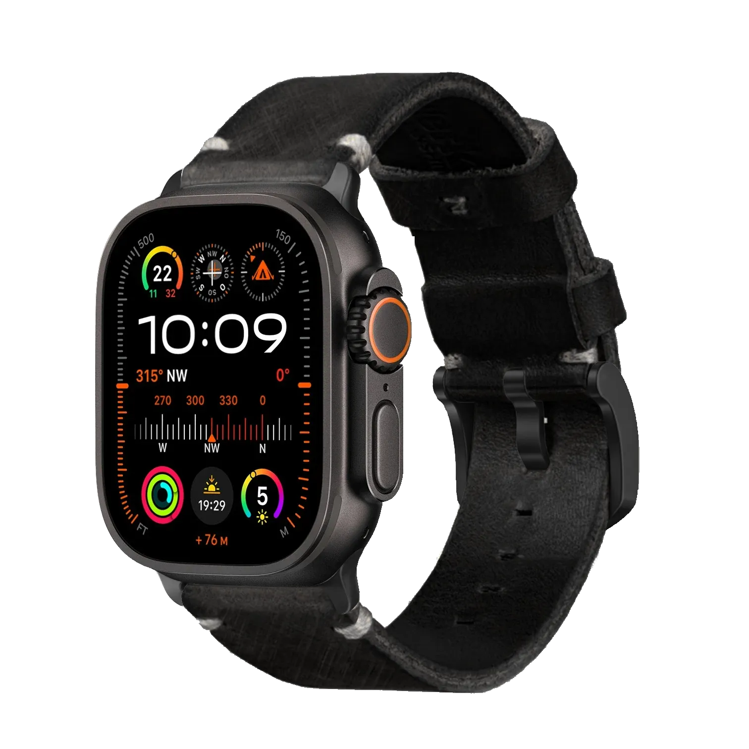 Tiefschwarz / Ultra/46mm/45mm / Schwarz Matt