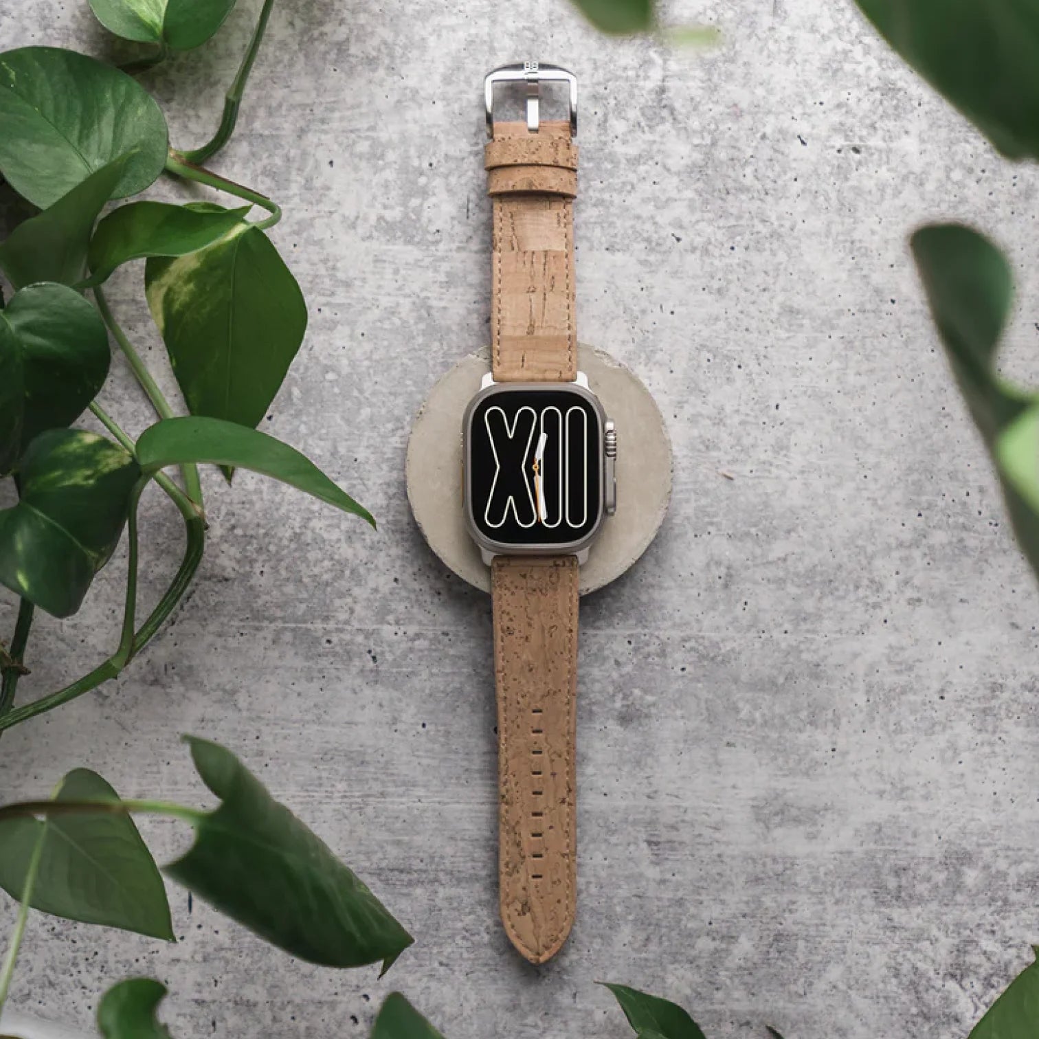 Hellbraun / Ultra/46mm/45mm / Silber Matt