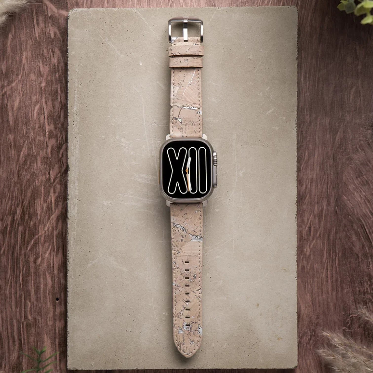 Sandstein / 42mm / Silber Matt
