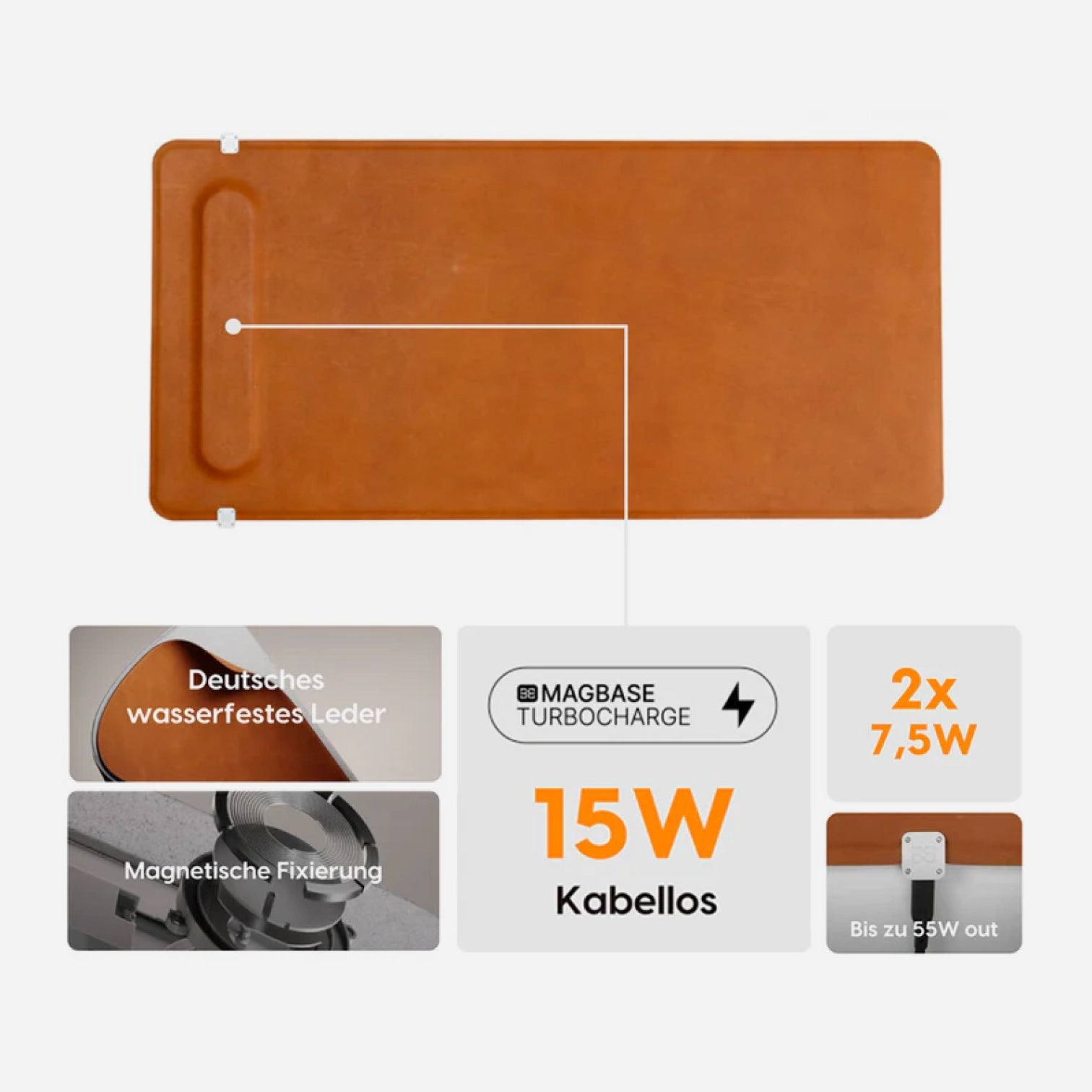 Mokka / ohne Watch Charger