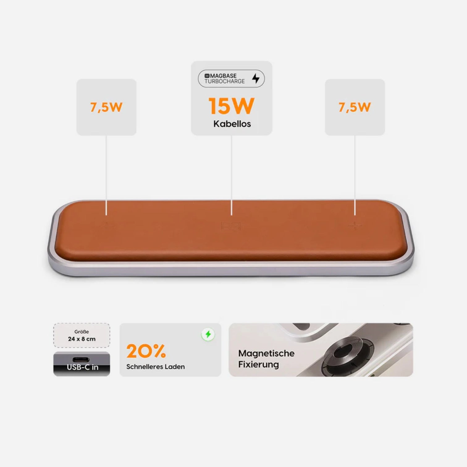 Mokka / mit Watch Charger