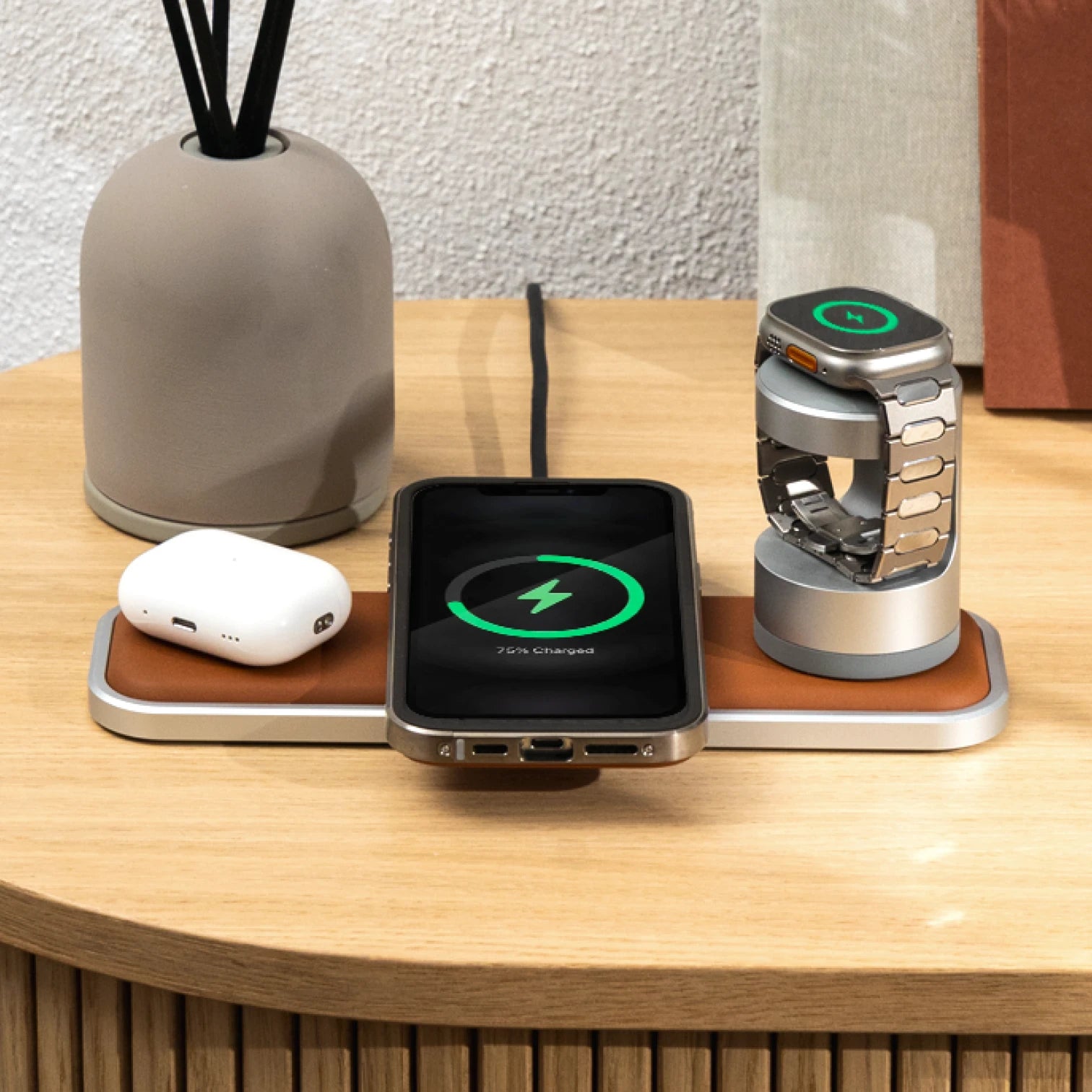 Mokka / ohne Watch Charger