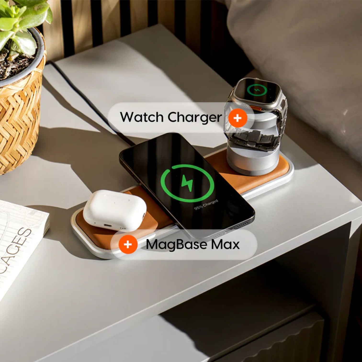 Mokka / mit Watch Charger