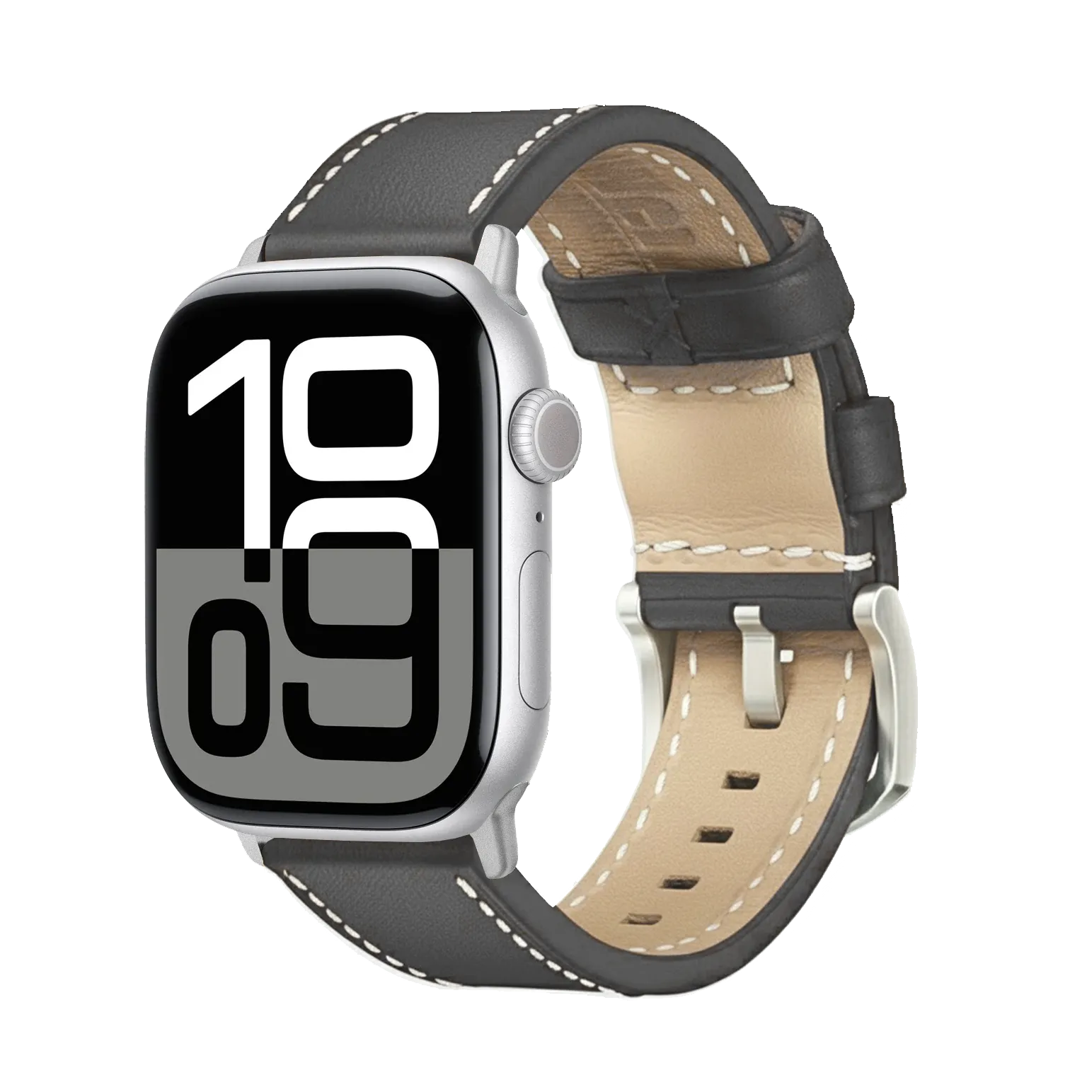 Grau / 42mm / Silber Matt