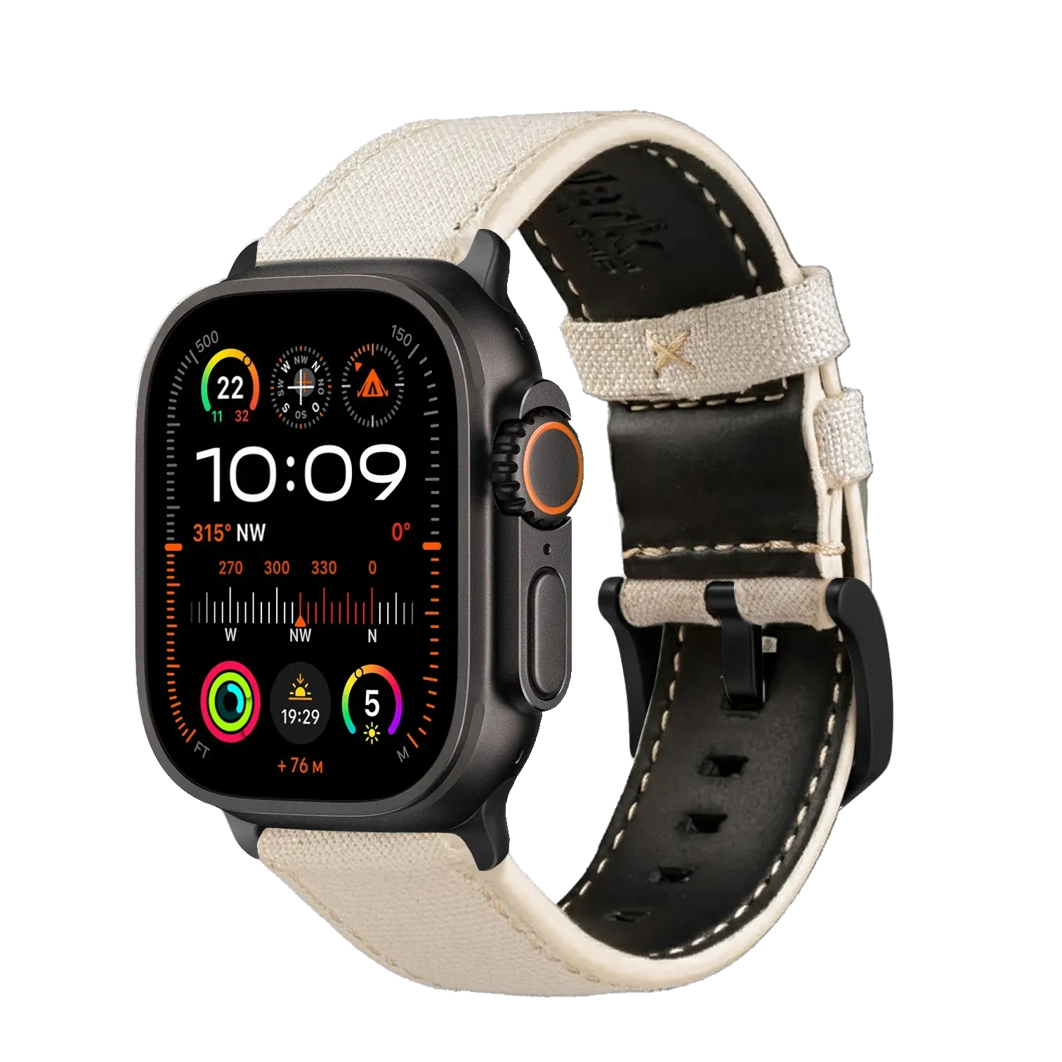 Sand / Ultra/46mm/45mm / Schwarz Matt