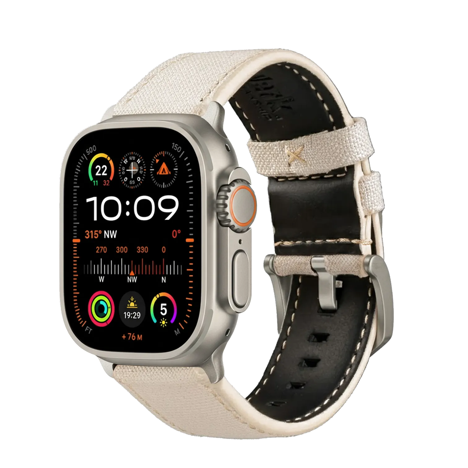 Sand / Ultra/46mm/45mm / Silber Matt