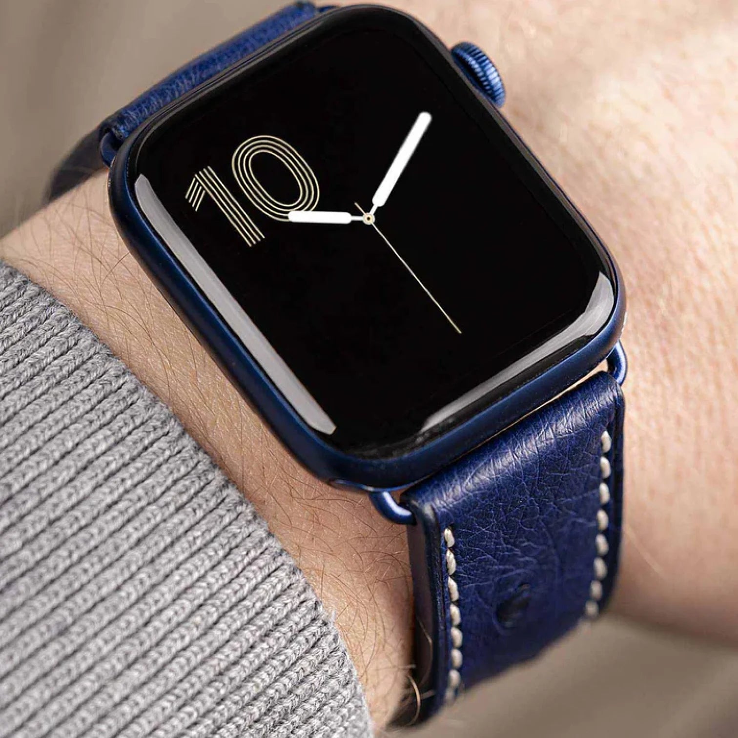 Blau / Ultra/46mm/45mm / Schwarz Matt