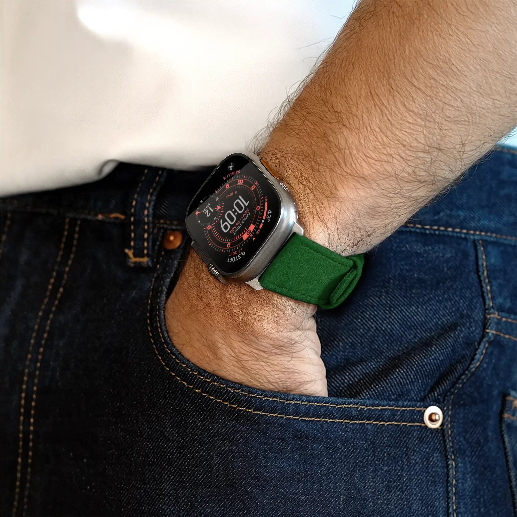 British Racing Green / 46mm / Titan Schiefer