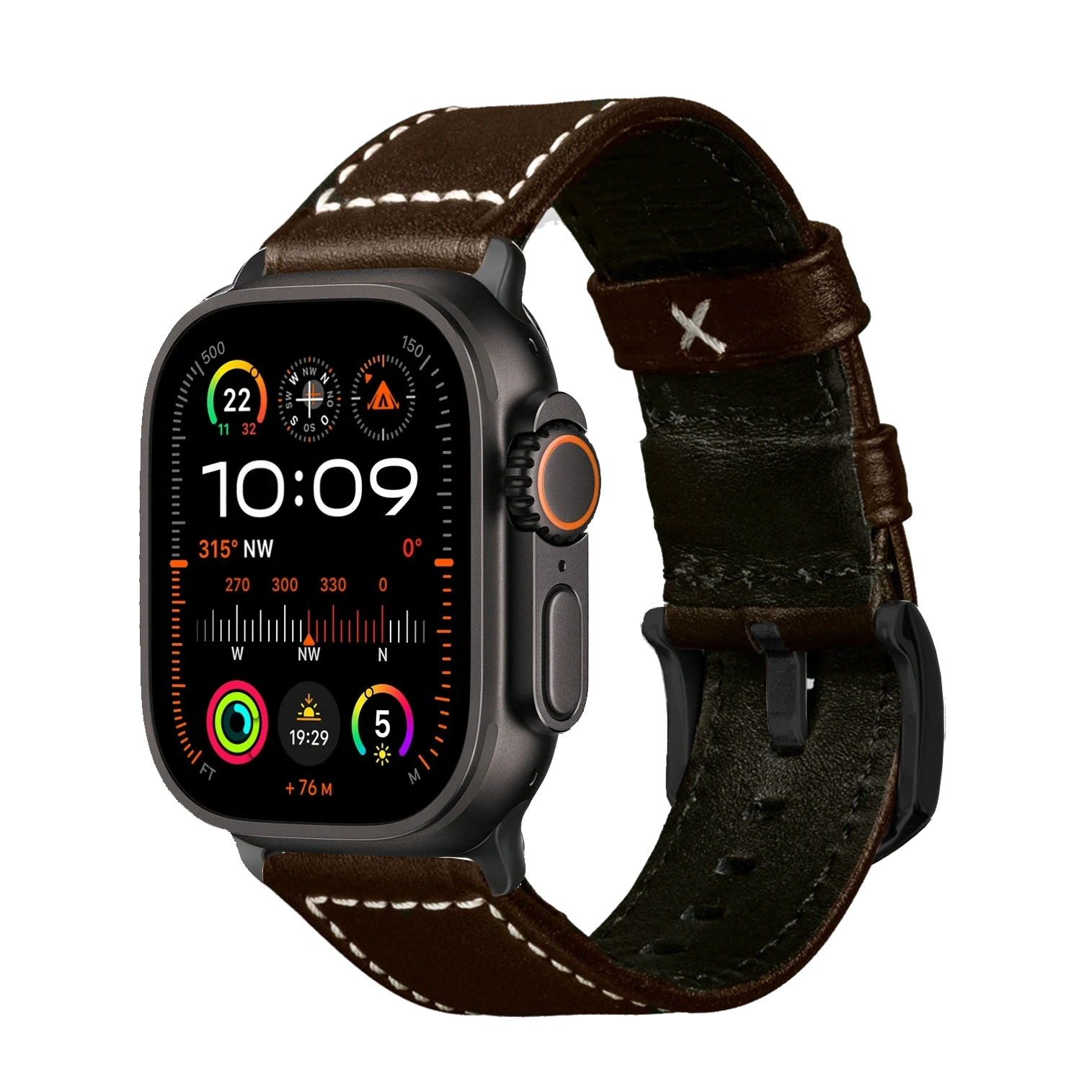 Braun / Ultra/46mm/45mm / Schwarz