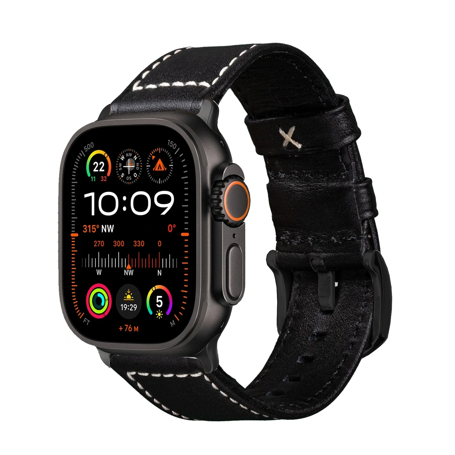 Tiefschwarz / Ultra/46mm/45mm / Schwarz