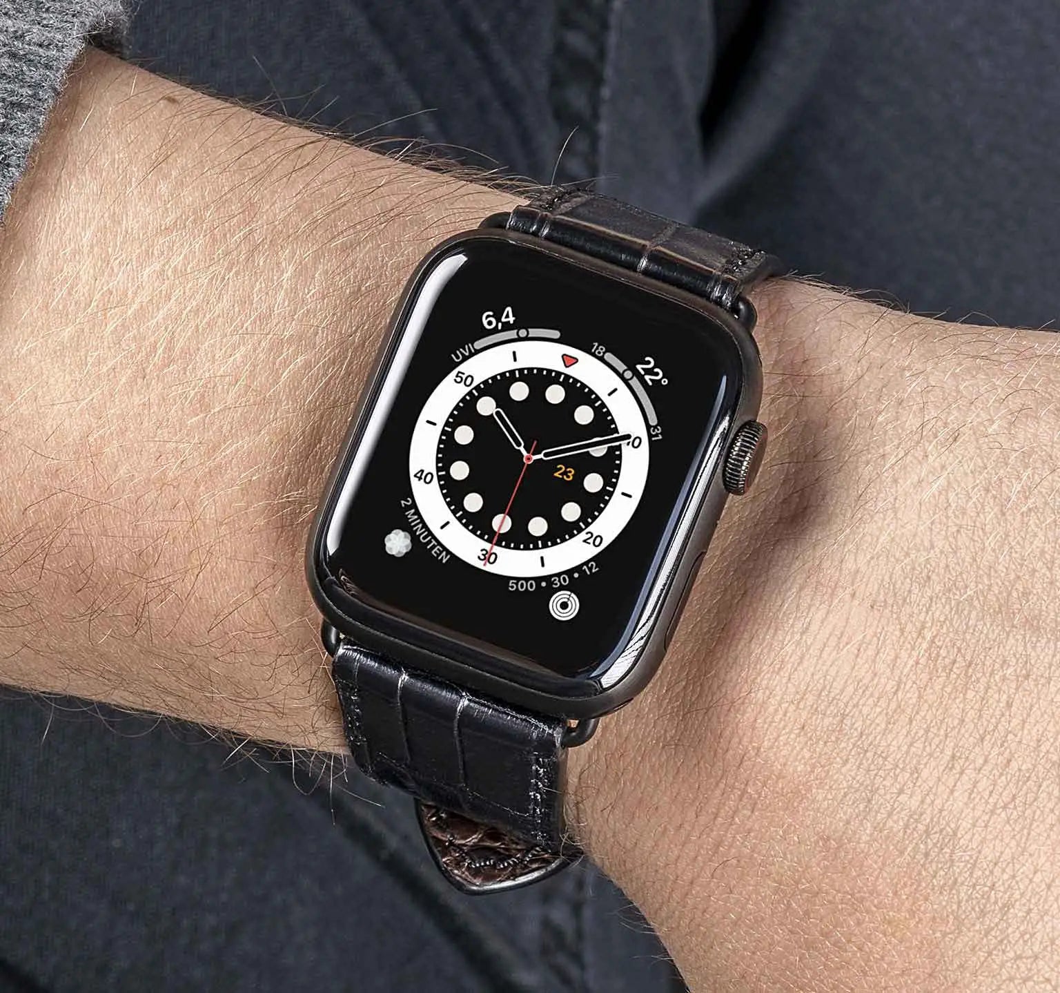 Tiefschwarz / Ultra/46mm/45mm / Schwarz Matt