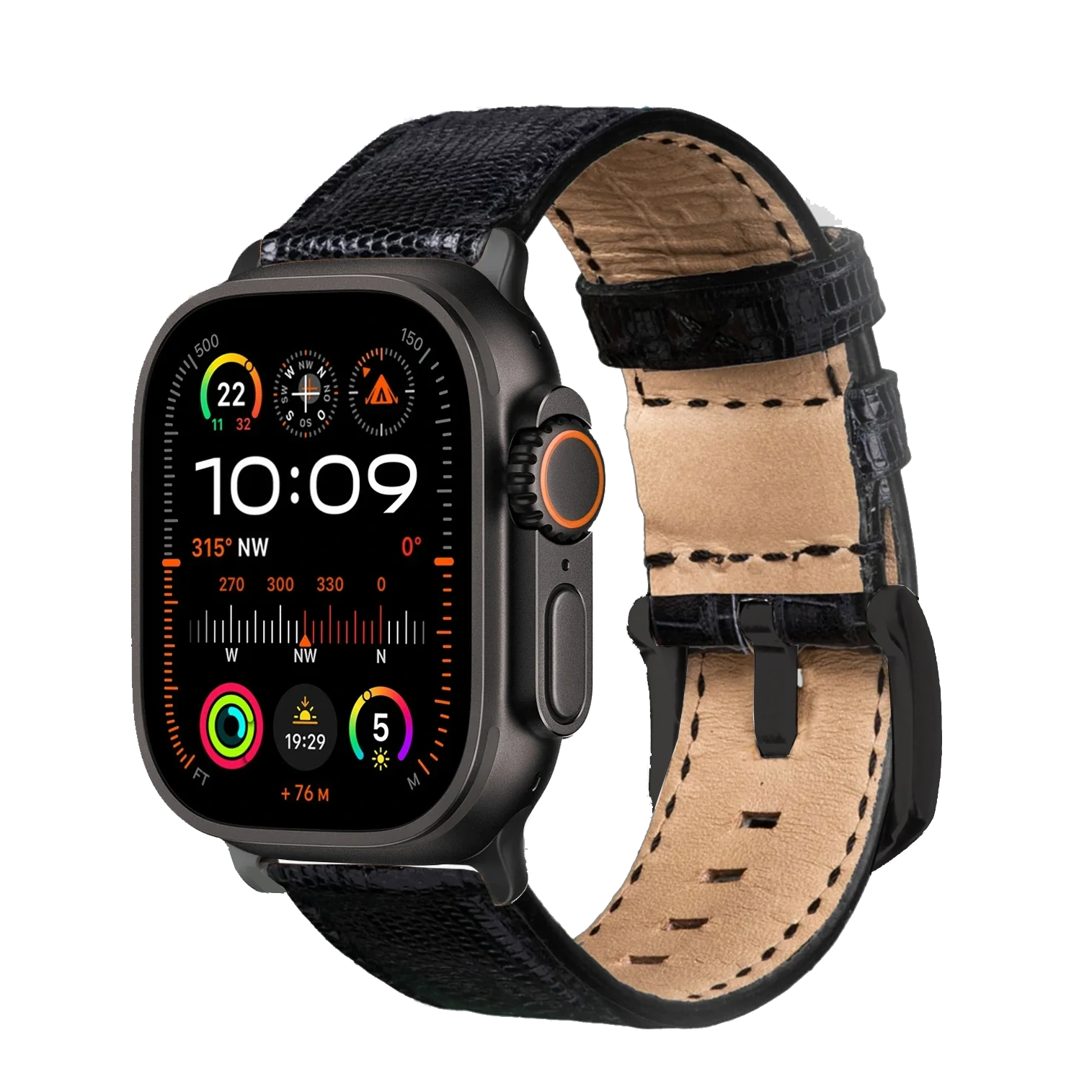 Tiefschwarz / Ultra/46mm/45mm / Schwarz